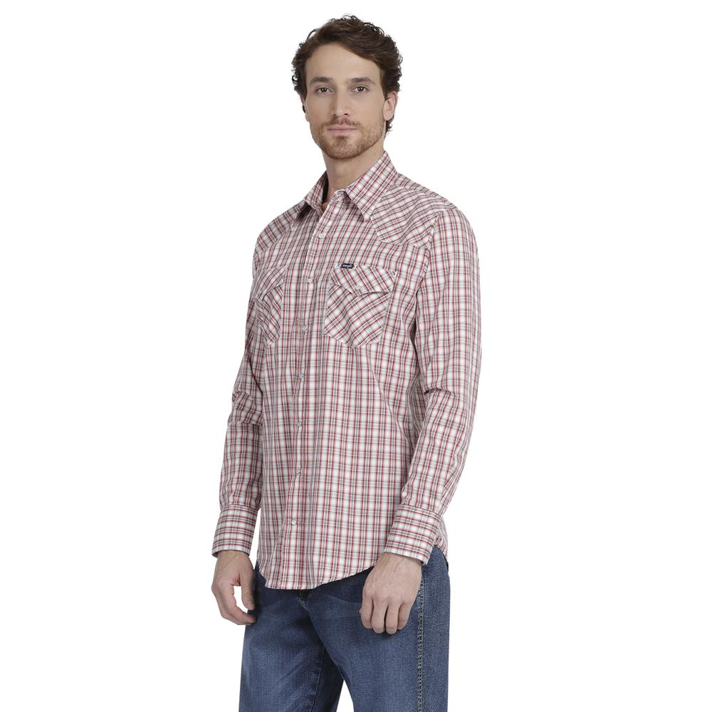 Foto 3 pulgar | Camisa Vaquera Wrangler Slim Fit color Marrón para Hombre