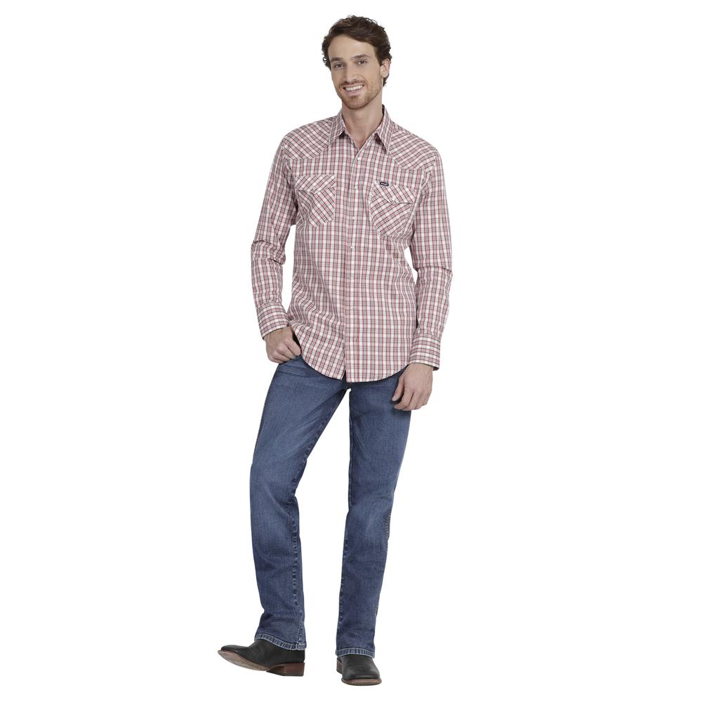 Foto 5 pulgar | Camisa Vaquera Wrangler Slim Fit color Marrón para Hombre