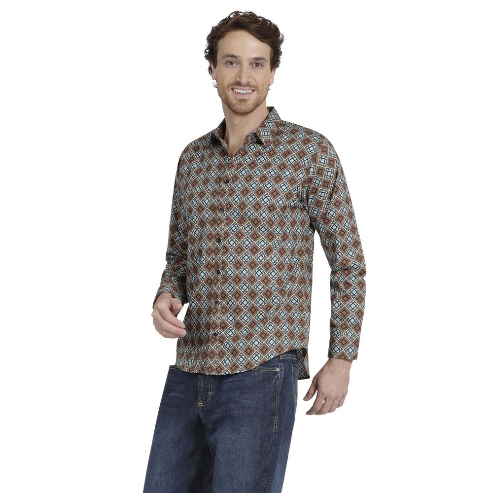 Foto 3 pulgar | Camisa Casual Lee Ultra Slim Manga Larga 341 color Marrón para Hombre