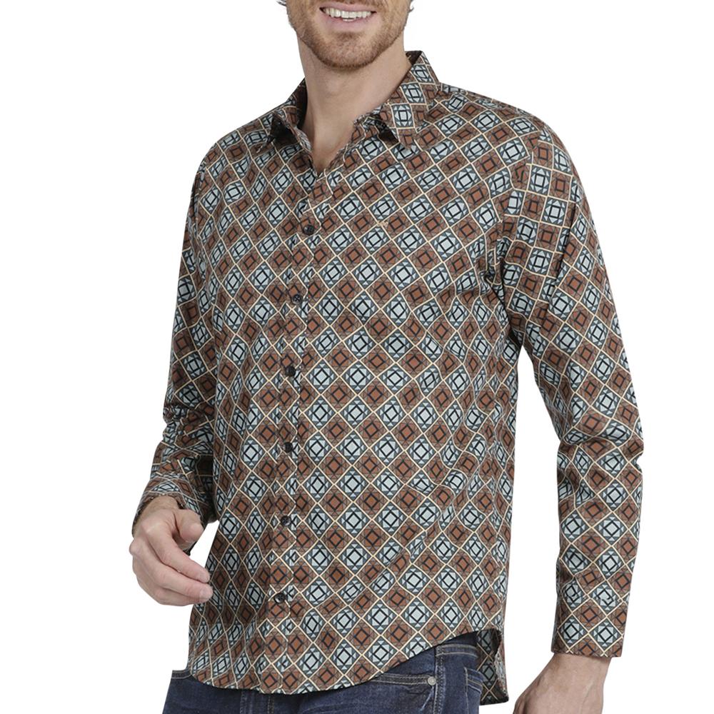 Foto 6 pulgar | Camisa Casual Lee Ultra Slim Manga Larga 341 color Marrón para Hombre