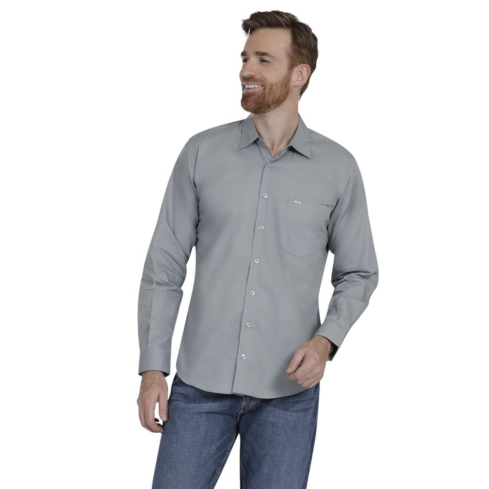 Foto 2 pulgar | Camisa Casual Lee Slim Fit Manga Larga 307 color Gris para Hombre