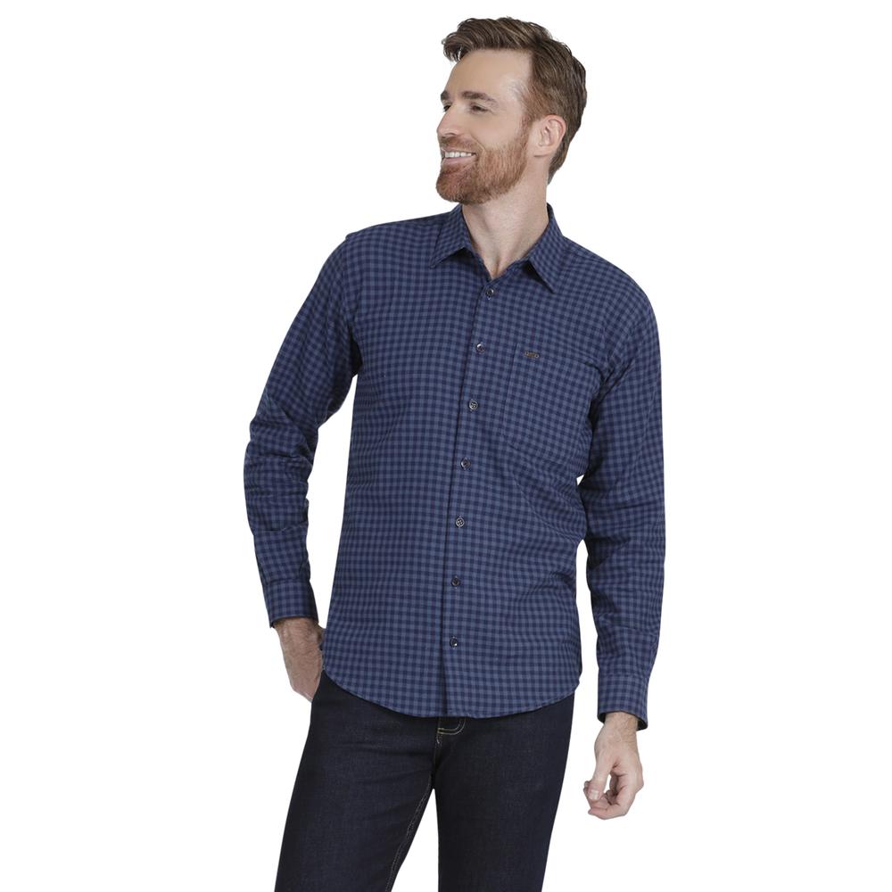 Foto 2 pulgar | Camisa Casual Lee Slim Fit color Azul Manga Larga para Hombre