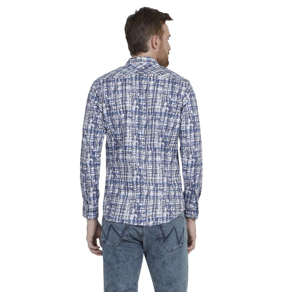 Foto 4 pulgar | Camisa Vaquera para Hombre Wrangler Slim Fit Manga Larga 923 color Azul