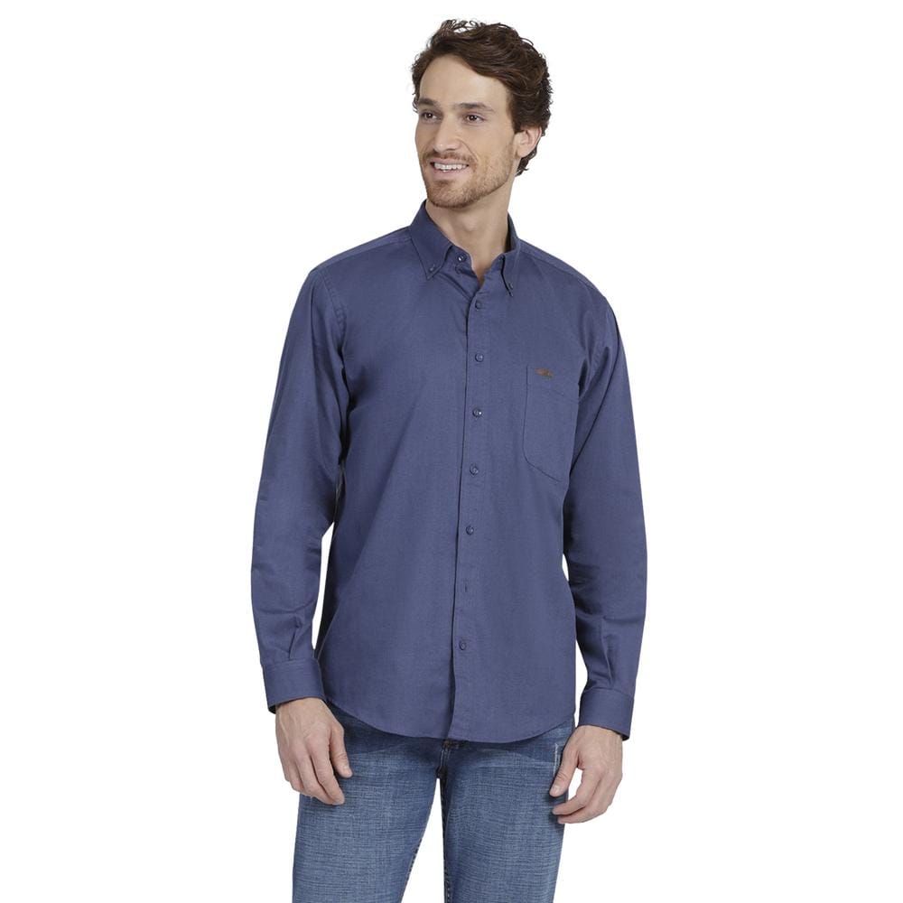 Camisa Lee Regular Fit color Azul para Hombre $452