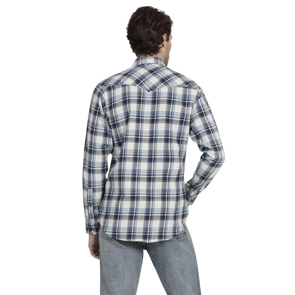 Foto 4 pulgar | Camisa Vaquera Wrangler Slim Fit Multicolor Manga Larga para Hombre