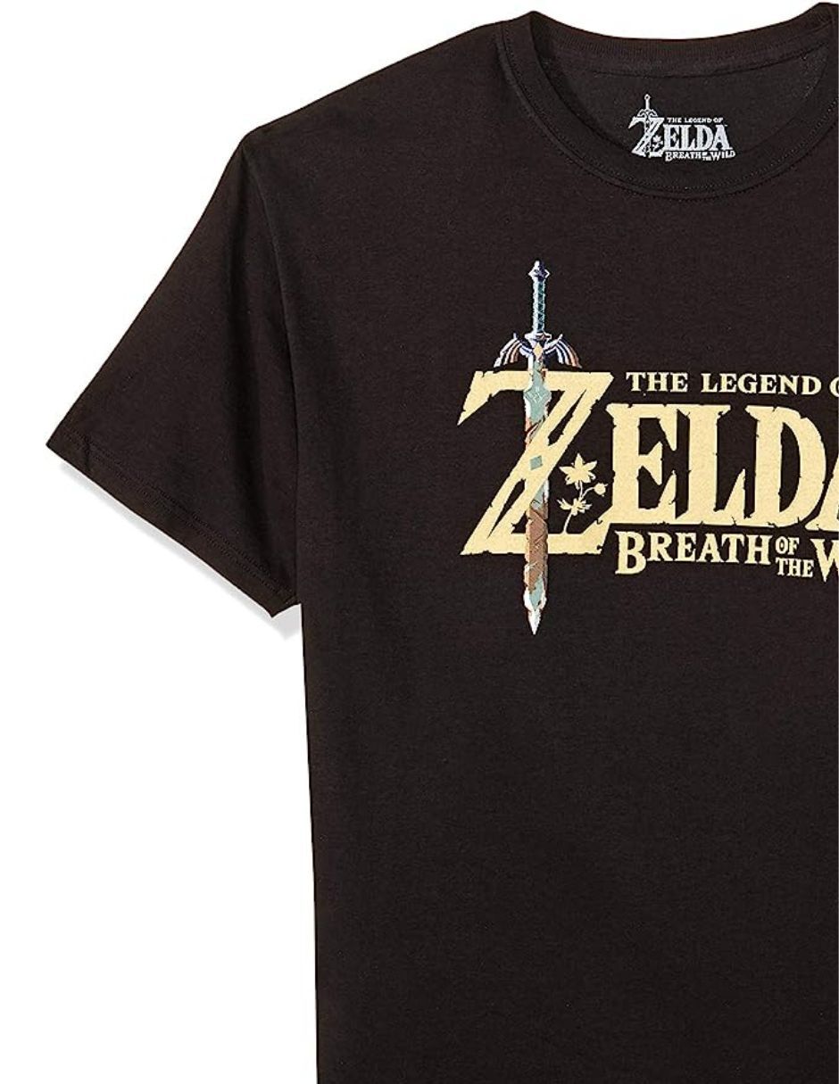 Foto 3 pulgar | Playera Basariworld Negra The Legend of Zelda