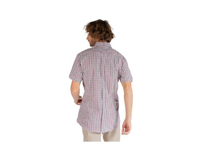Foto 2 | Camisa A Cuadros Manga Corta