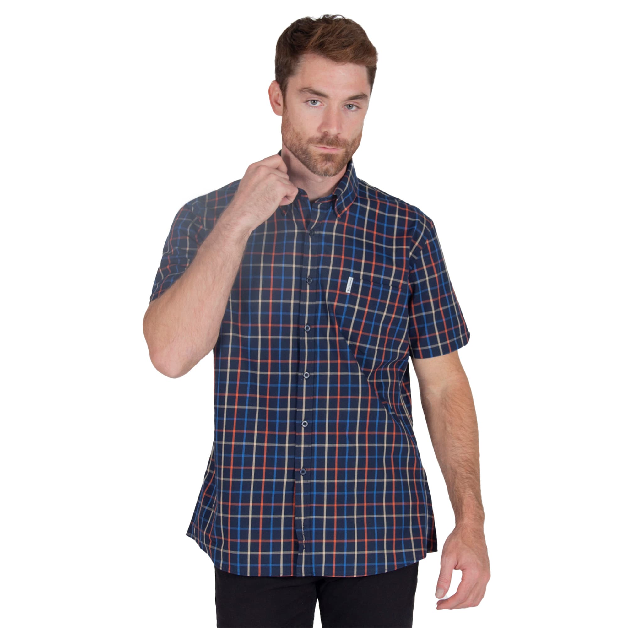 Camisa de Cuadros Ben Sherman Tattersall para Hombre $1,149