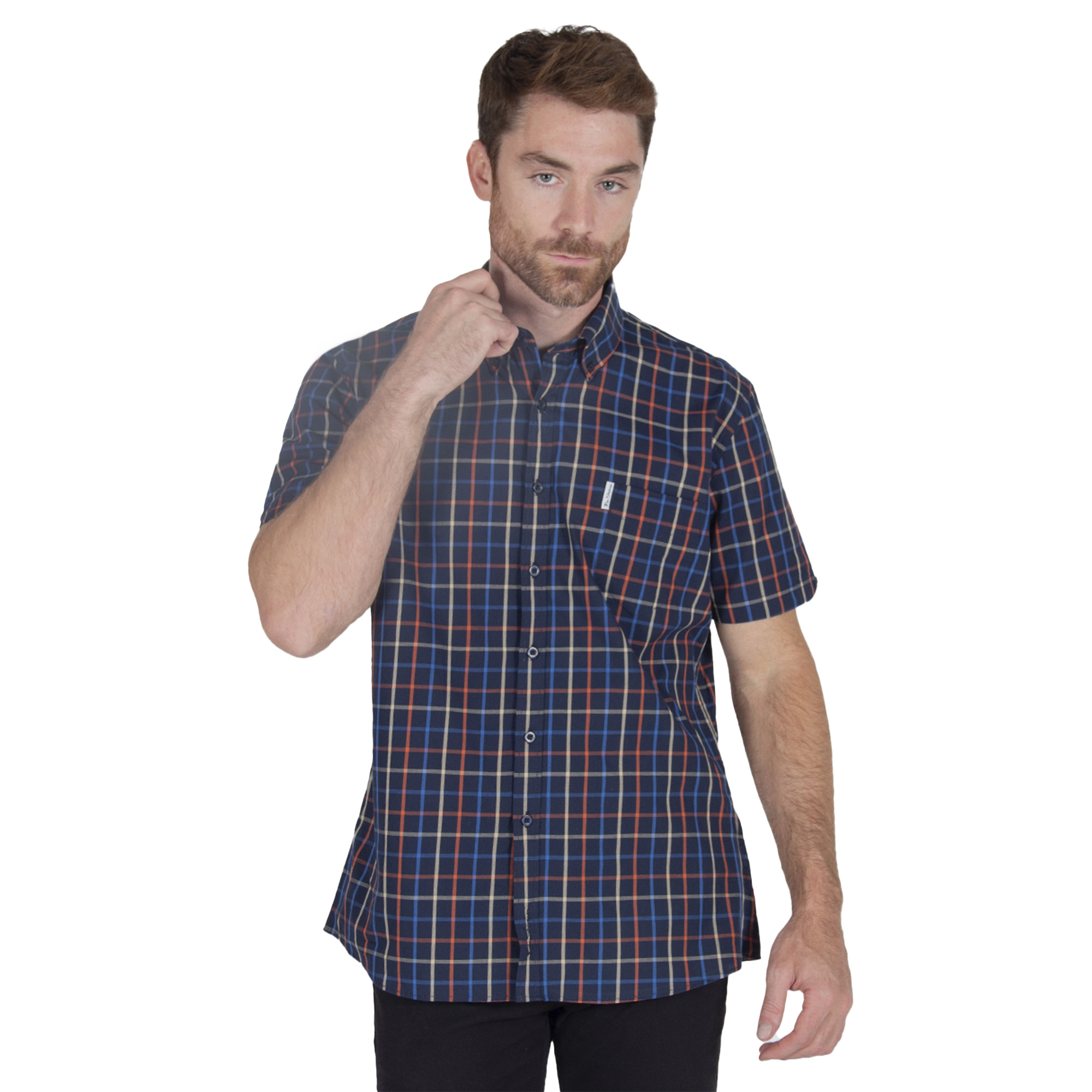 Camisa de Cuadros Ben Sherman Tattersall para Hombre