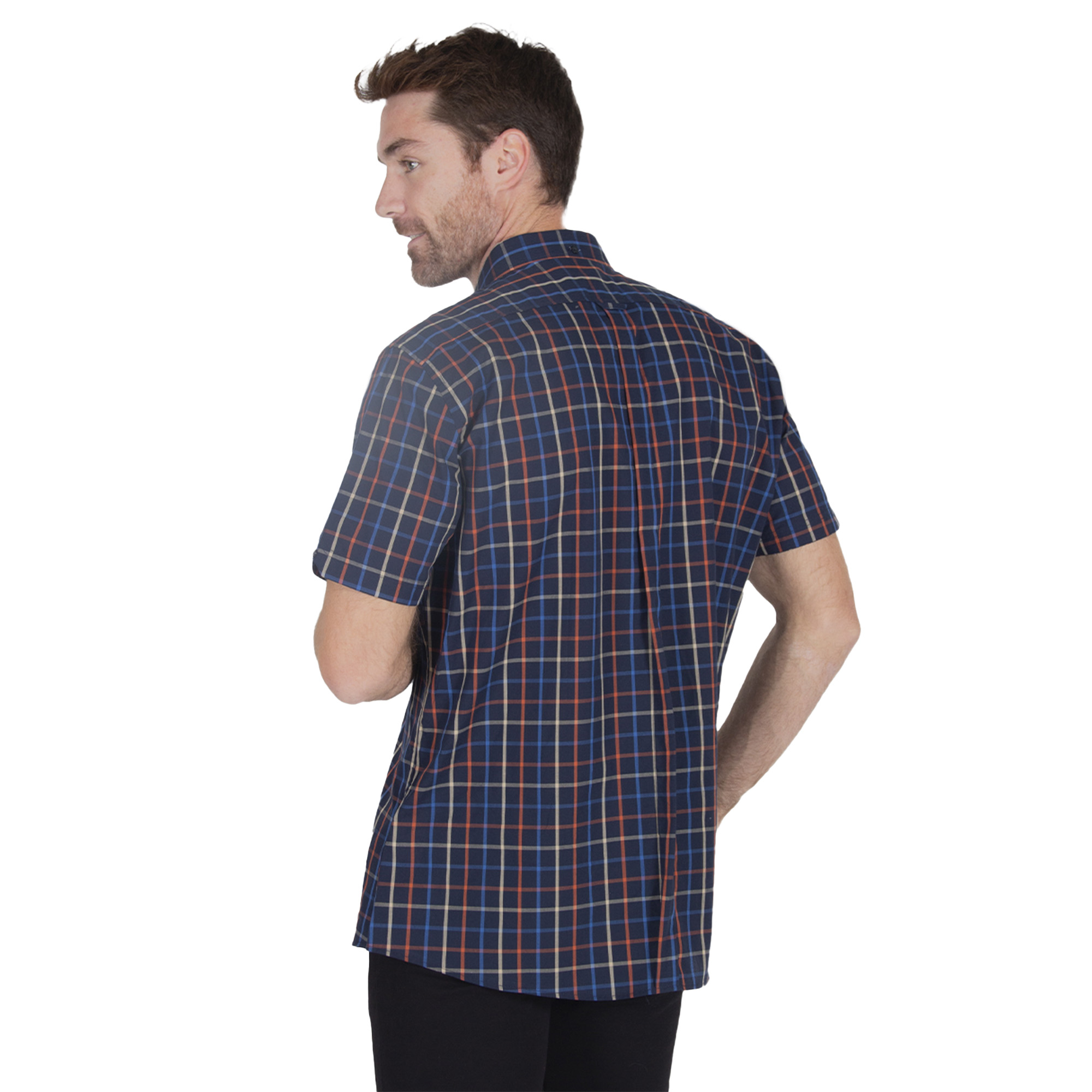 Foto 3 pulgar | Camisa de Cuadros Ben Sherman Tattersall para Hombre