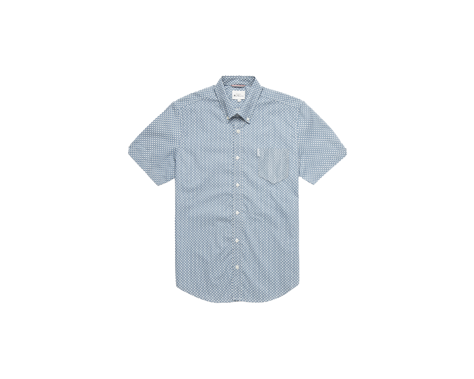 Foto 5 pulgar | Camisa de Manga Corta Ben Sherman Geo para Hombre