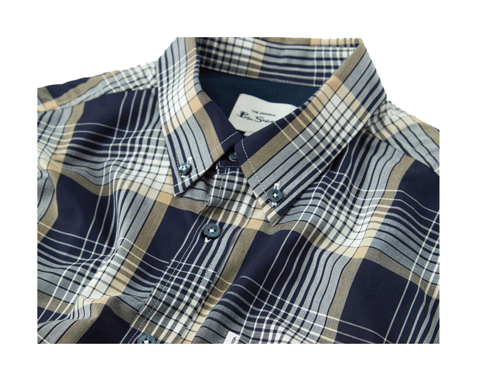 Foto 5 | Camisa para Hombre Cuadros Manga Larga