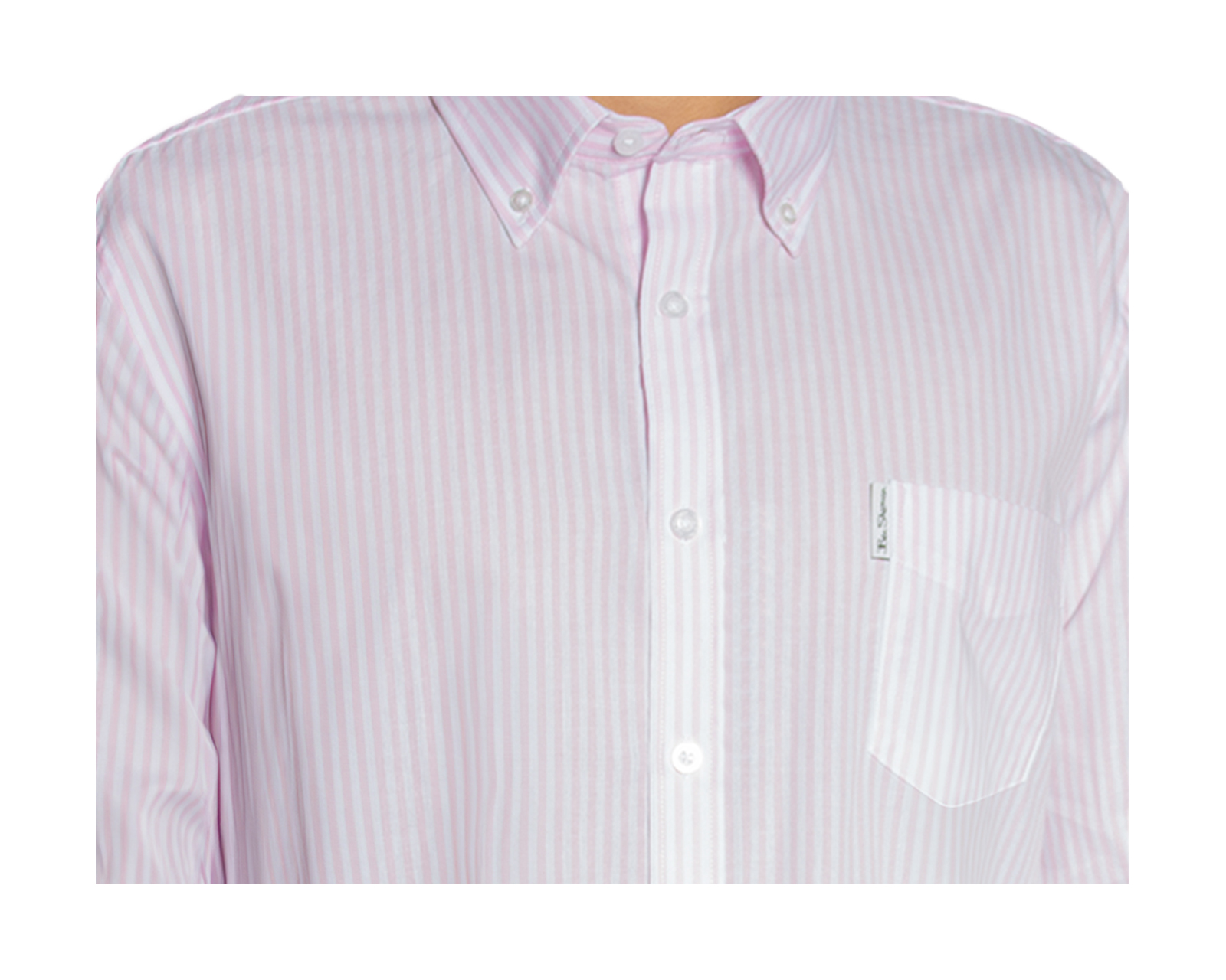 Foto 3 | Camisa Casual Rayas color Rosa Manga Larga