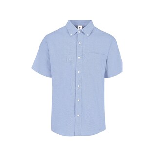 Foto 3 | Camisa Oxford Yazbek Azul Cielo para Hombre