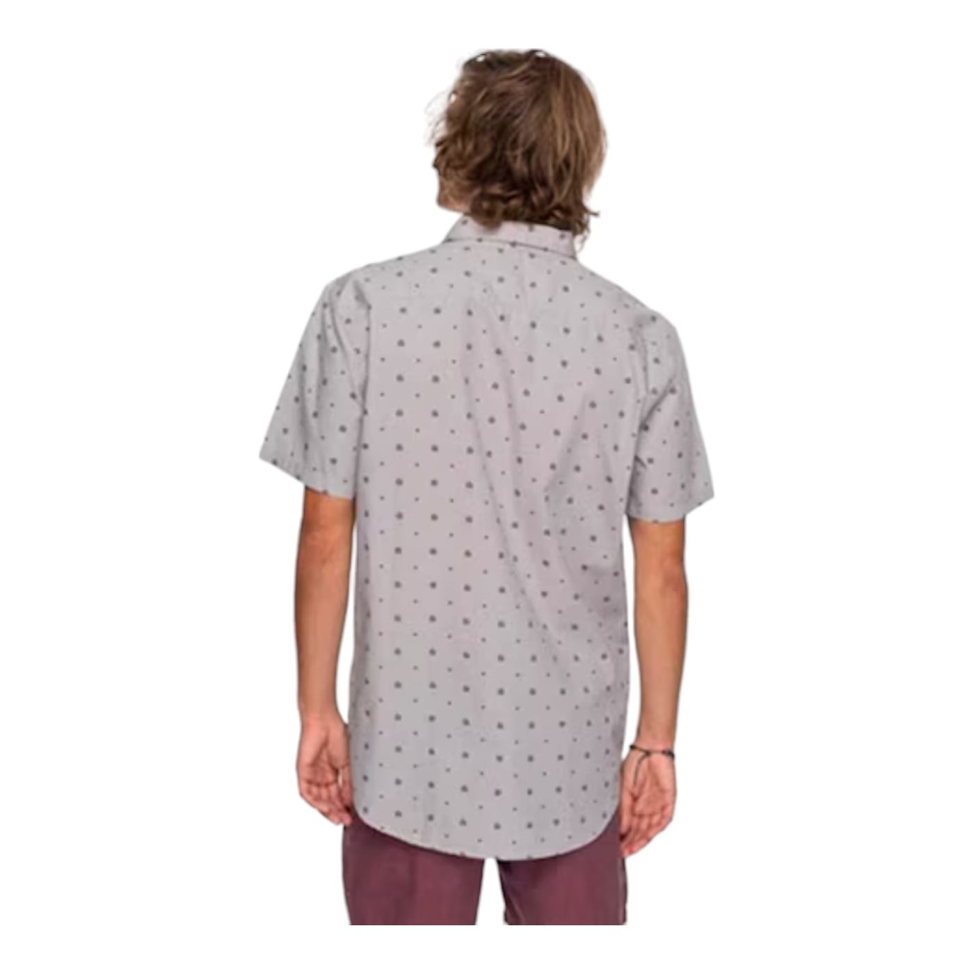 Foto 2 | Camisa Quiksilver Kamanoa Ss Morada para Hombre