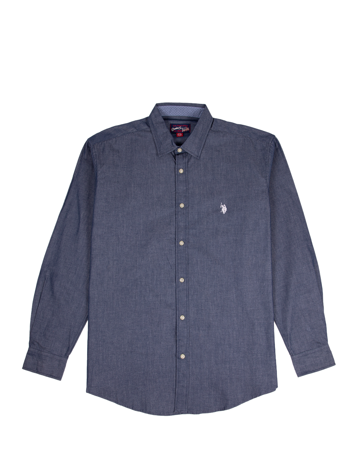 Camisa Caballero Tipo Mezclilla Us Polo Assn