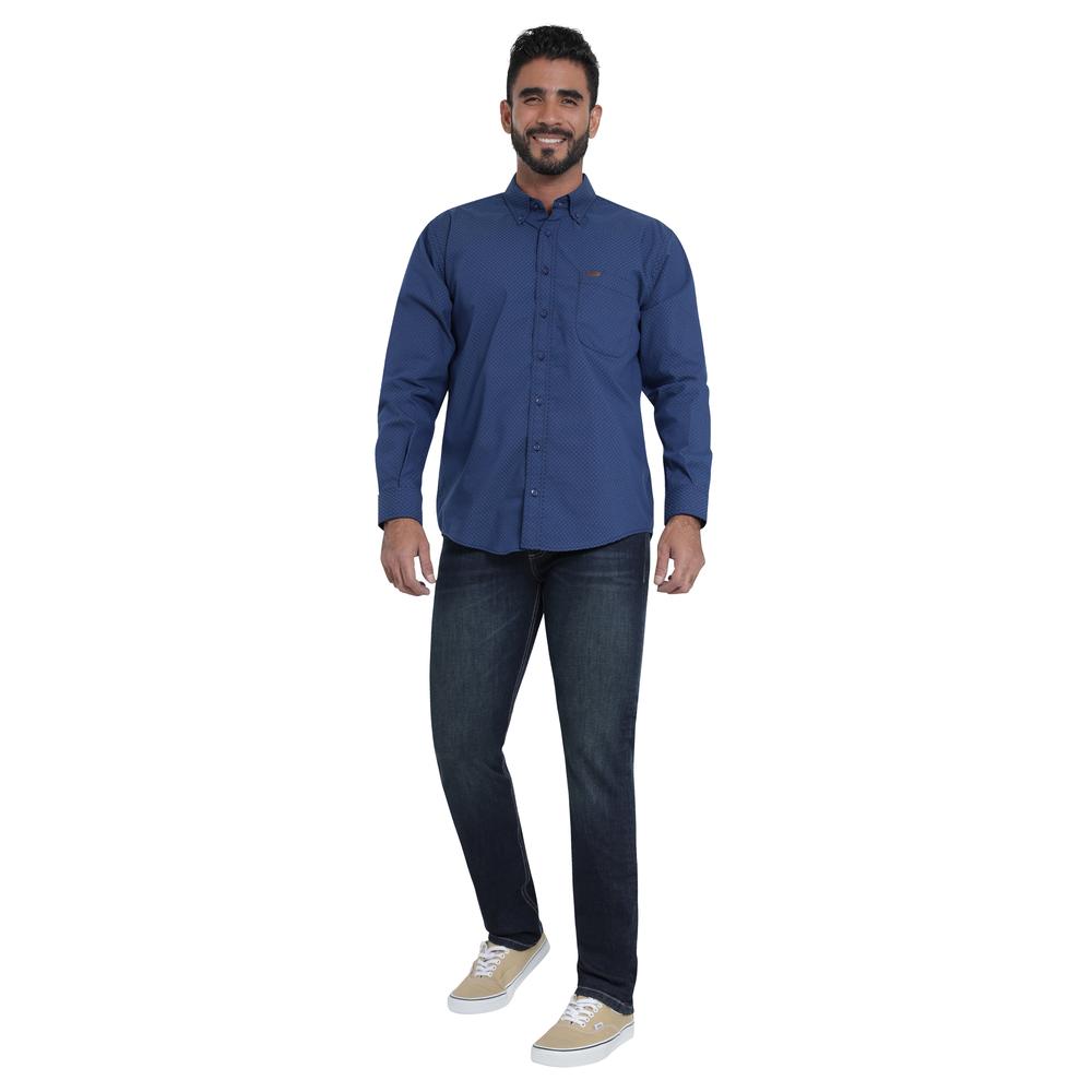 Foto 5 pulgar | Camisa Casual Lee Regular Fit 440 Azul Marino para Hombre