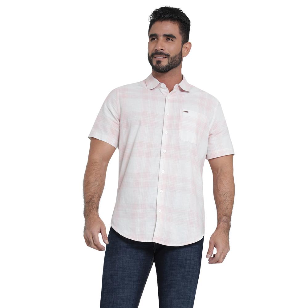 Foto 2 pulgar | Camisa Lee Rosa Slim Fit para Hombre