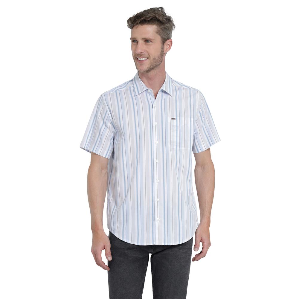 Foto 2 pulgar | Camisa Casual Lee Slim Fit 442 Azul para Hombre