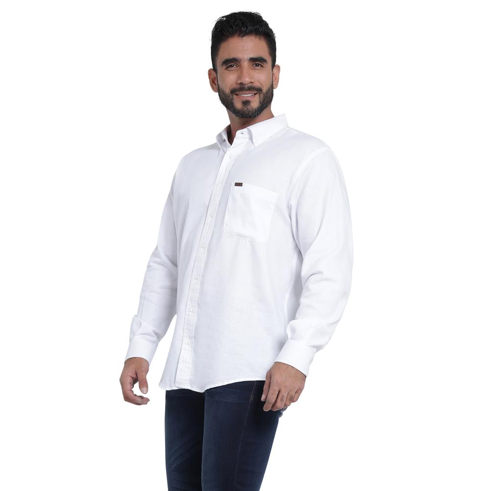 Foto 2 | Camisa Lee Blanca Regular Fit para Hombre