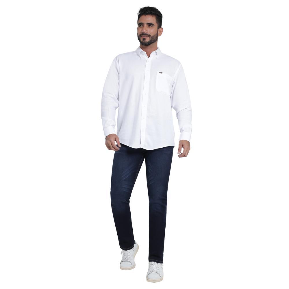 Foto 4 | Camisa Lee Blanca Regular Fit para Hombre