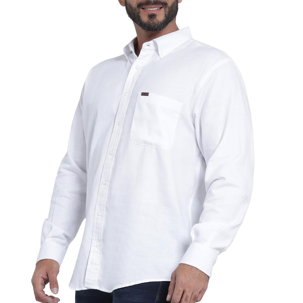 Foto 5 | Camisa Lee Blanca Regular Fit para Hombre