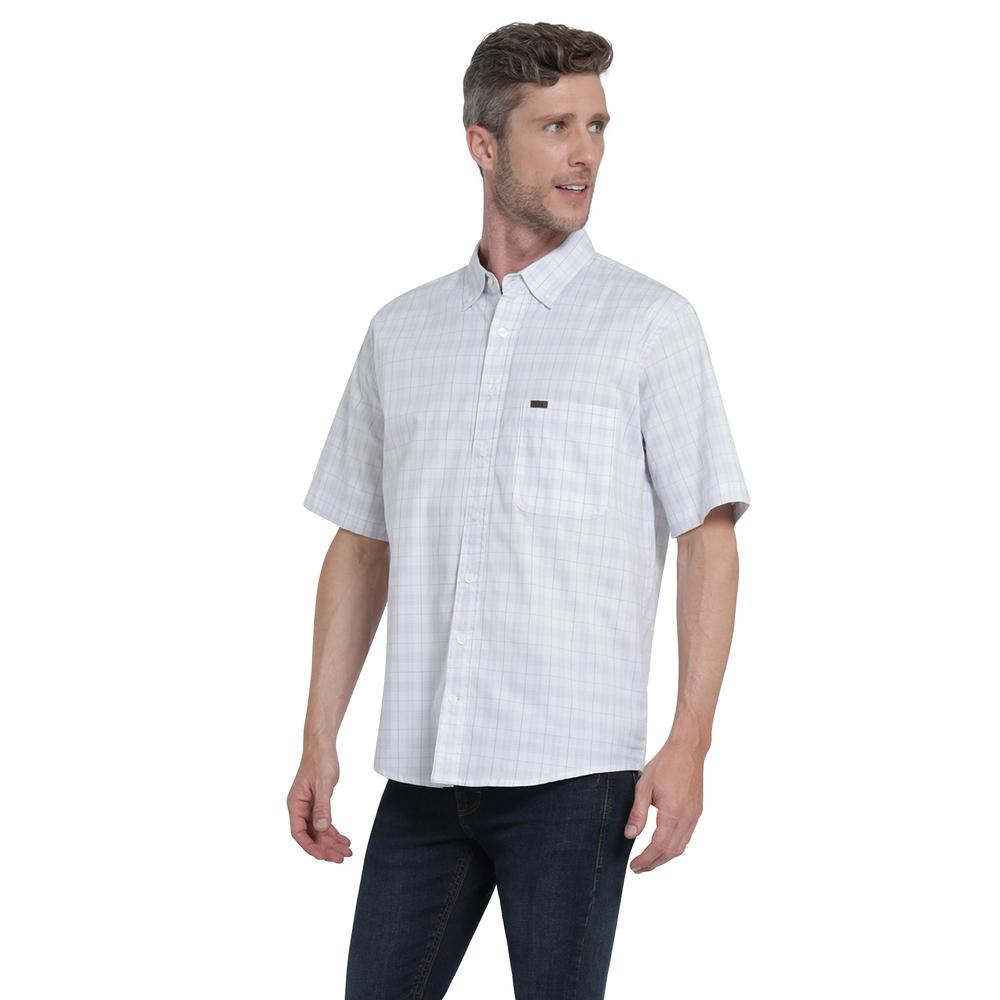 Foto 3 pulgar | Camisa Casual Lee Regular Fit 410 Blanca para Hombre