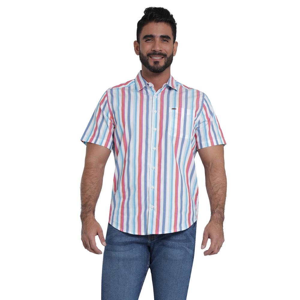 Foto 2 pulgar | Camisa Casual Lee Slim Fit 498 Multicolor para Hombre