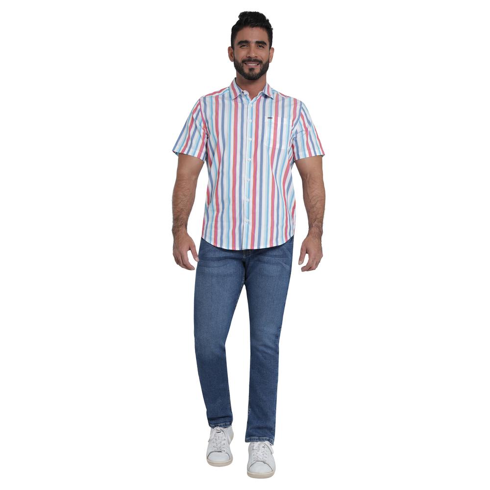 Foto 5 pulgar | Camisa Casual Lee Slim Fit 498 Multicolor para Hombre