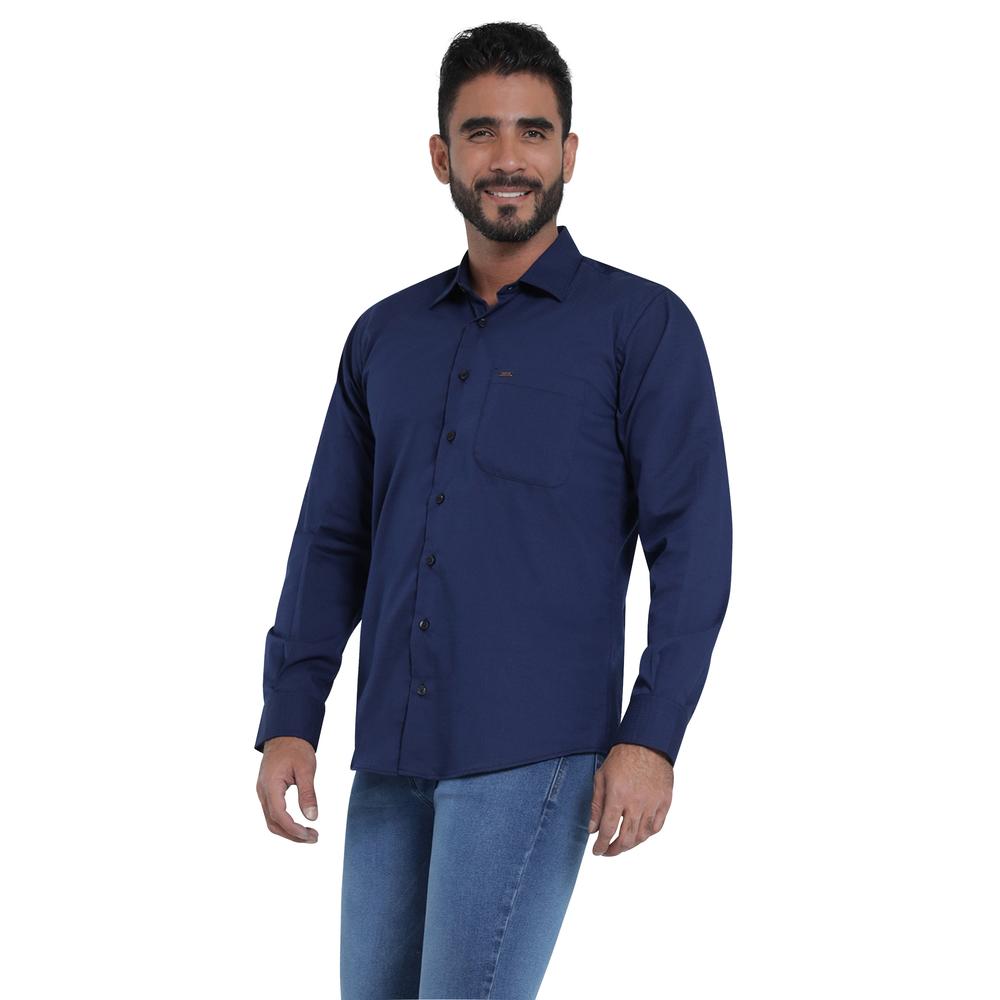 Foto 3 pulgar | Camisa Lee Azul Slim Fit para Hombre