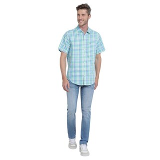 Foto 4 | Camisa Casual Lee Slim Fit 431 Verde para Hombre