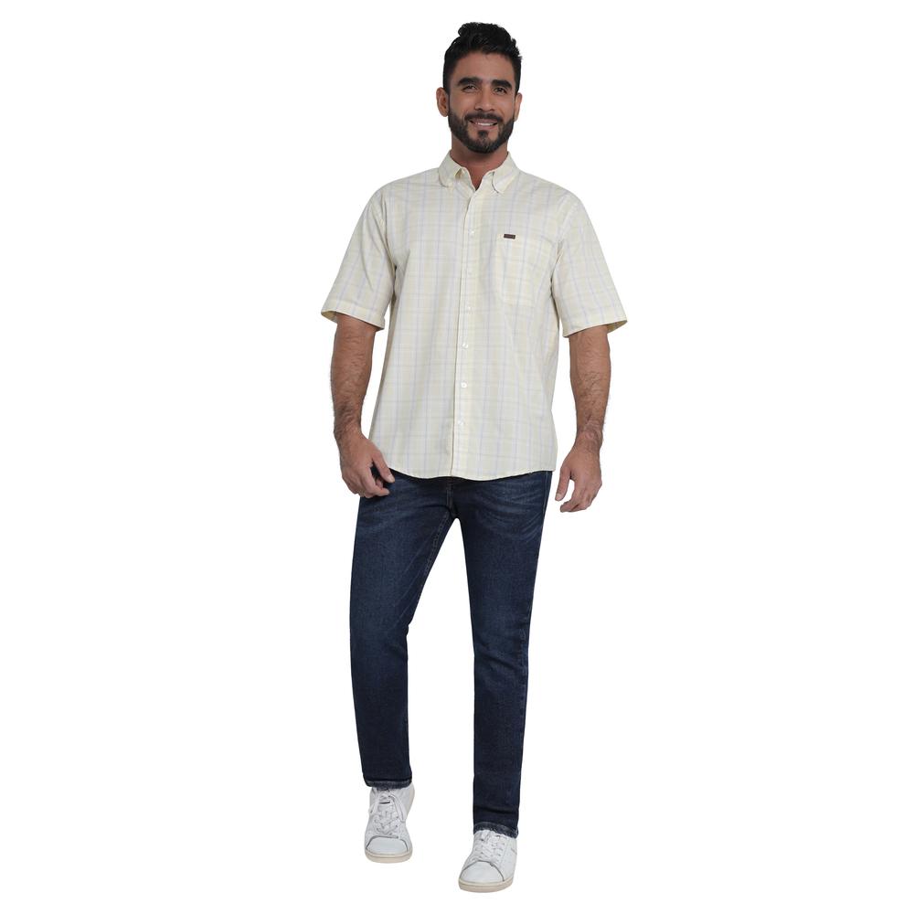 Foto 5 pulgar | Camisa Casual Lee Regular Fit 470 Amarilla para Hombre