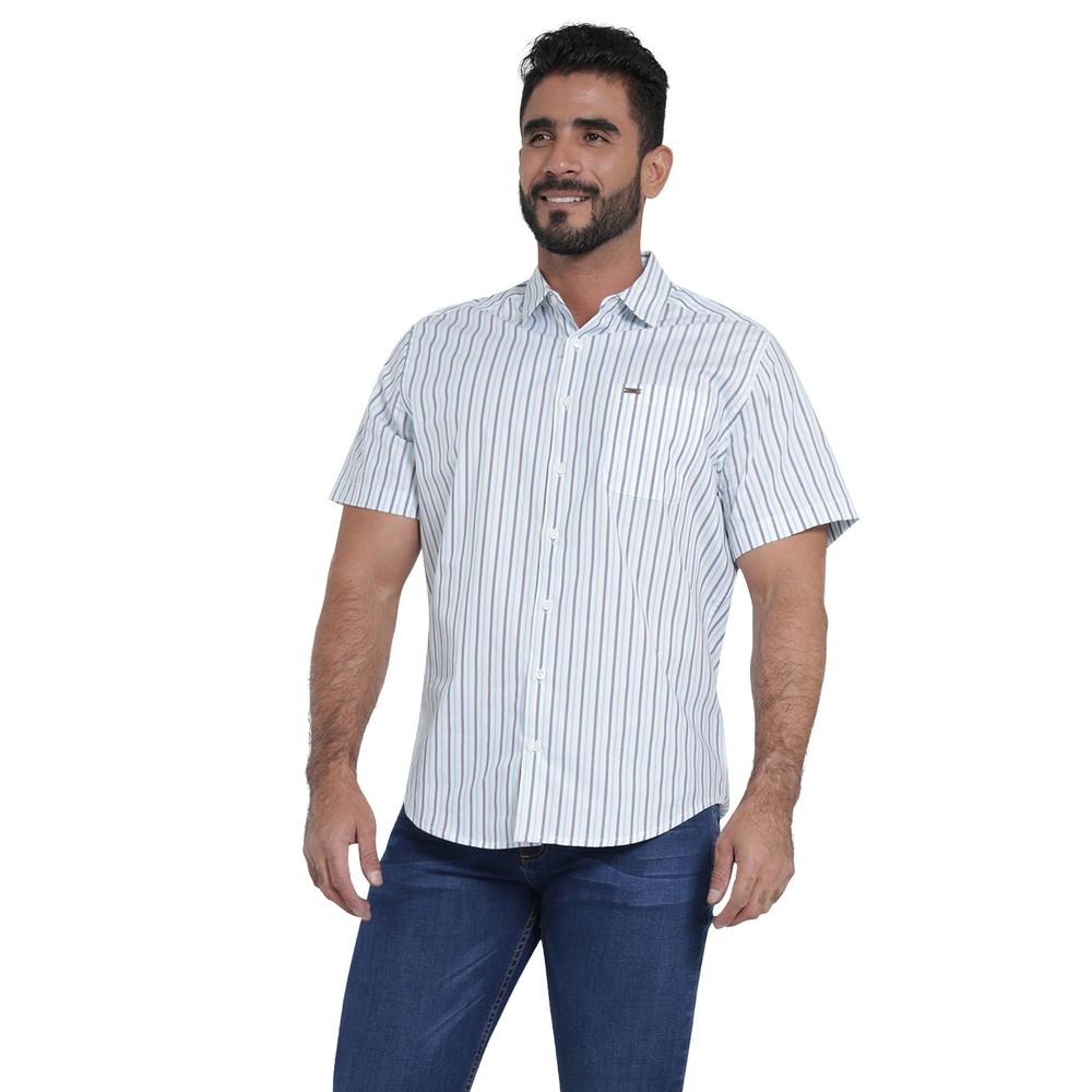 Foto 2 pulgar | Camisa Casual Lee Slim Fit 443 Azul para Hombre