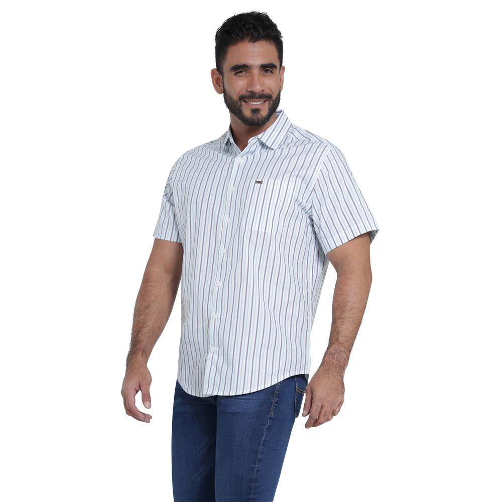 Foto 3 pulgar | Camisa Casual Lee Slim Fit 443 Azul para Hombre