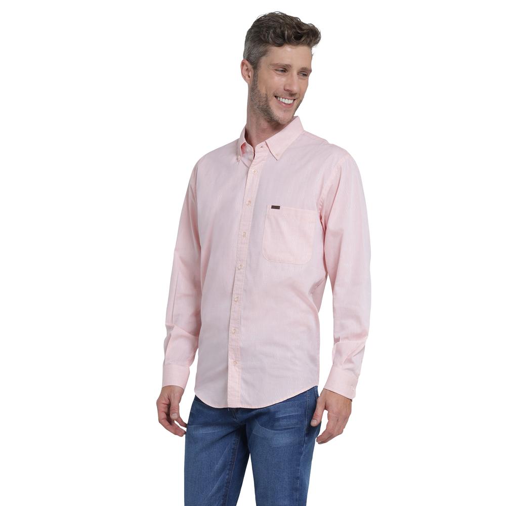 Foto 3 pulgar | Camisa Casual Lee Regular Fit 428 Coral para Hombre