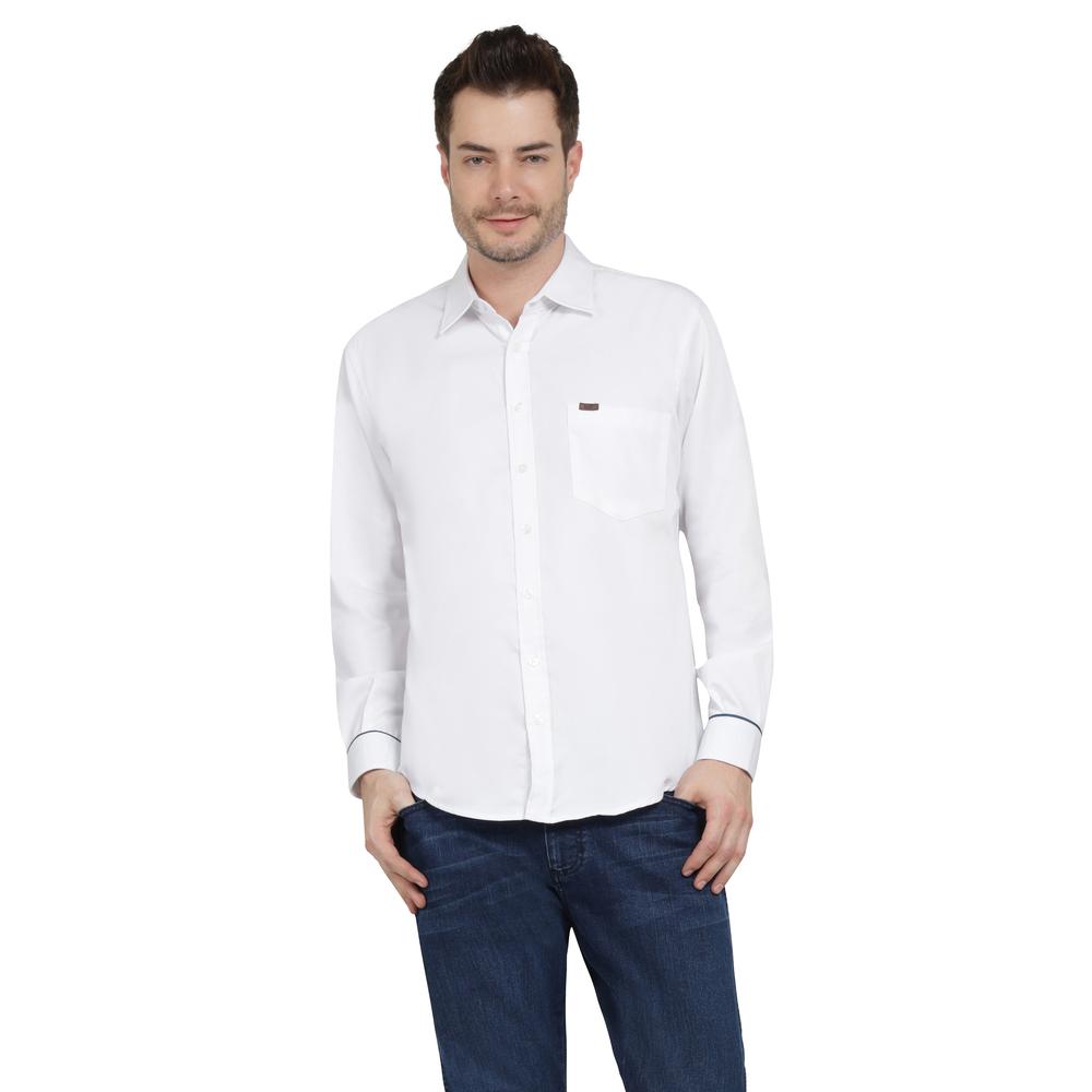 Foto 2 pulgar | Camisa Casual Lee Regular Fit W10 Blanca para Hombre