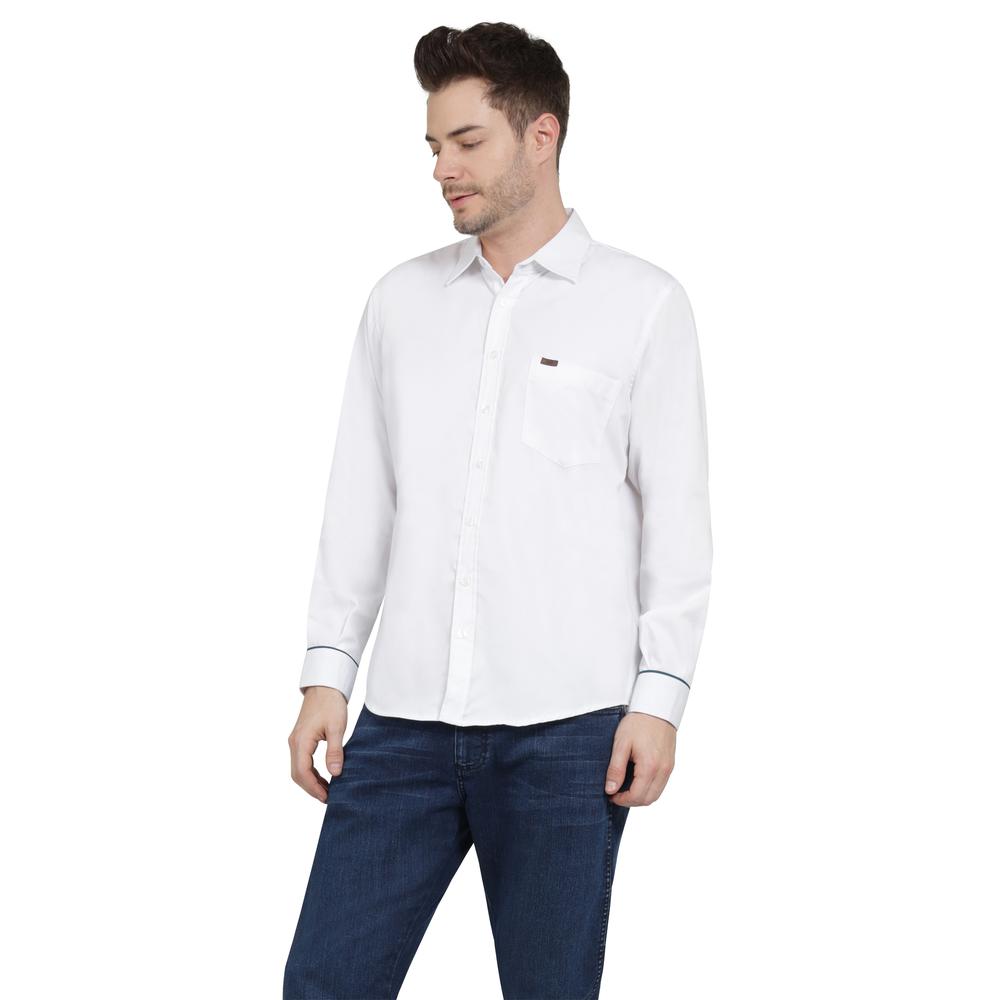 Foto 3 pulgar | Camisa Casual Lee Regular Fit W10 Blanca para Hombre