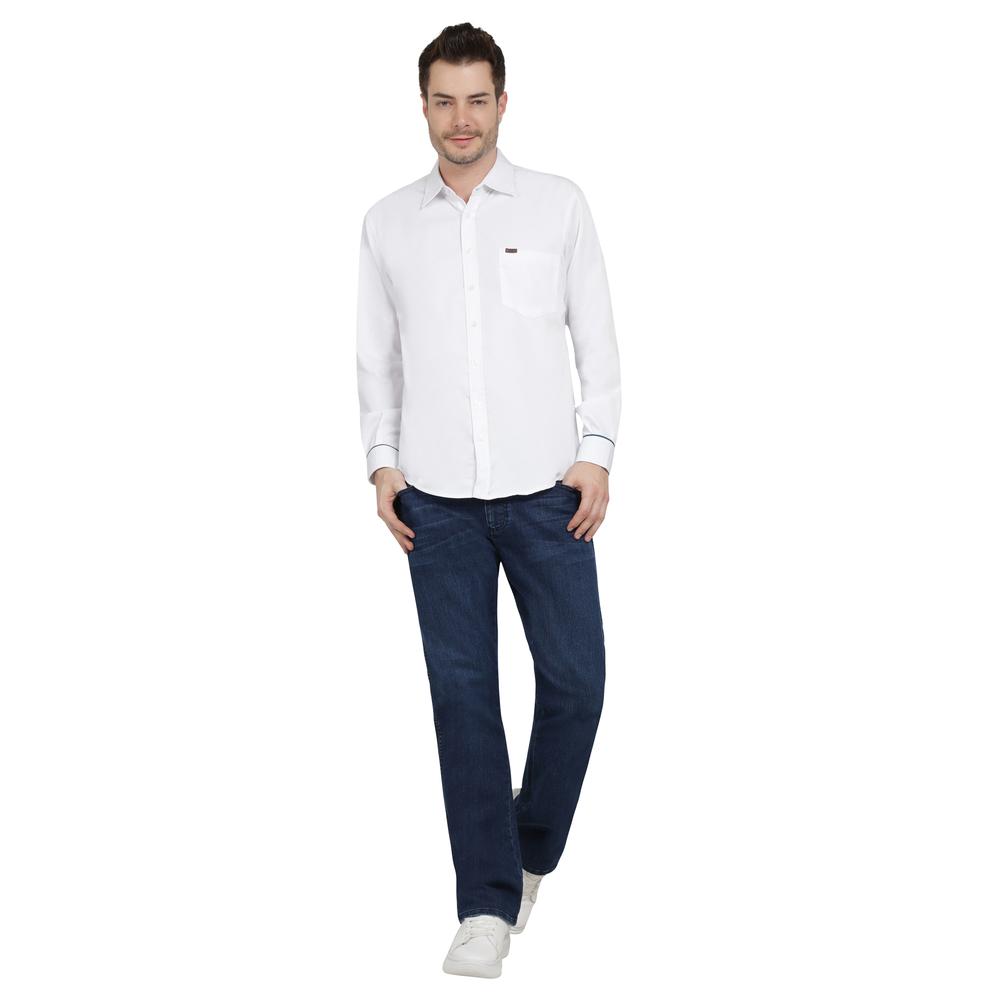 Foto 5 pulgar | Camisa Casual Lee Regular Fit W10 Blanca para Hombre