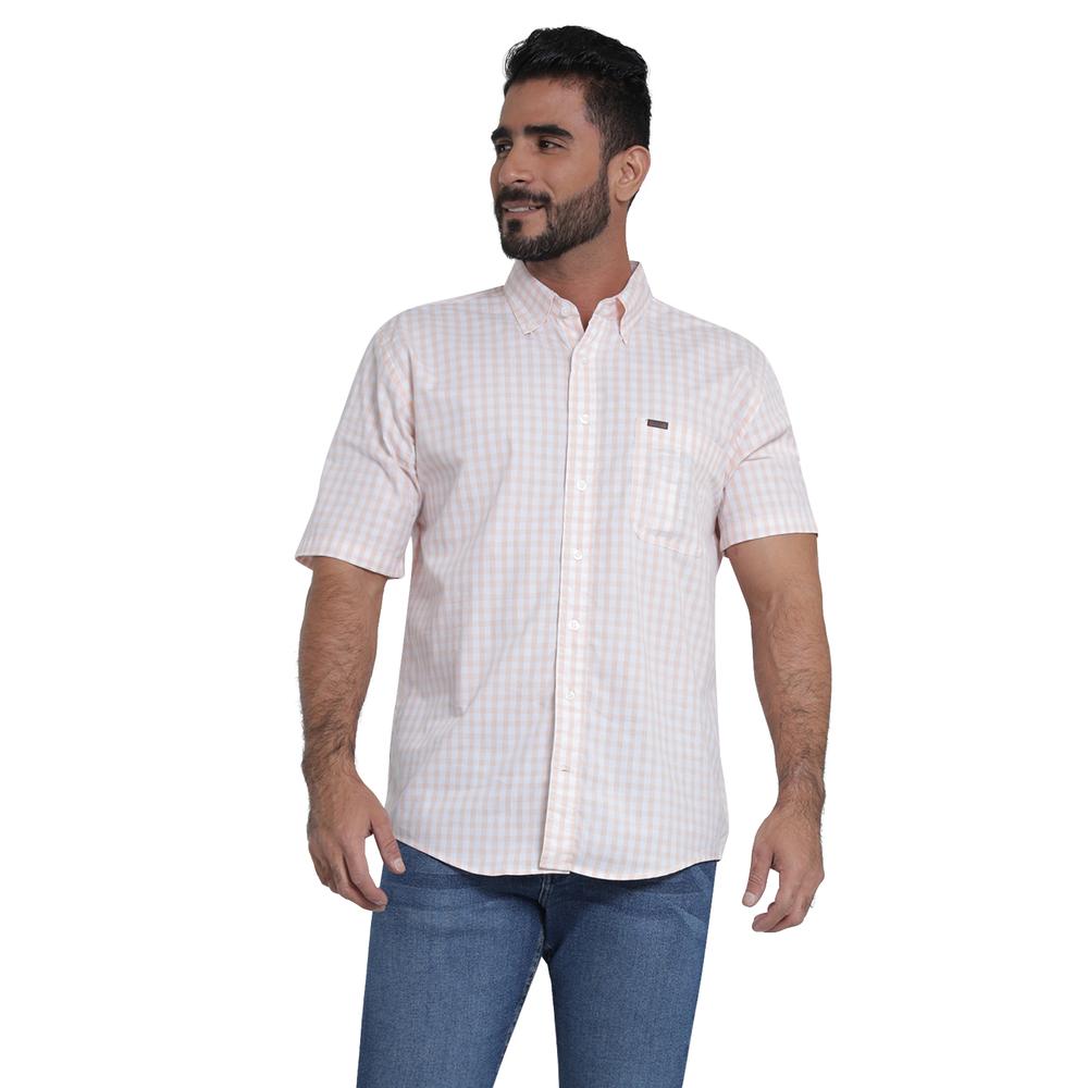 Foto 2 pulgar | Camisa Lee Naranja Regular Fit para Hombre