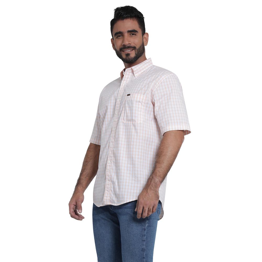 Foto 3 pulgar | Camisa Lee Naranja Regular Fit para Hombre