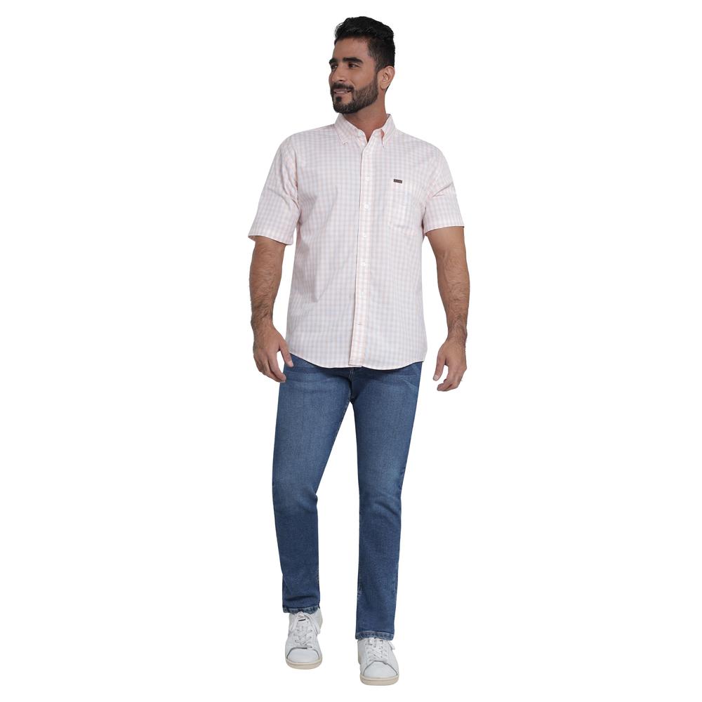 Foto 5 pulgar | Camisa Lee Naranja Regular Fit para Hombre