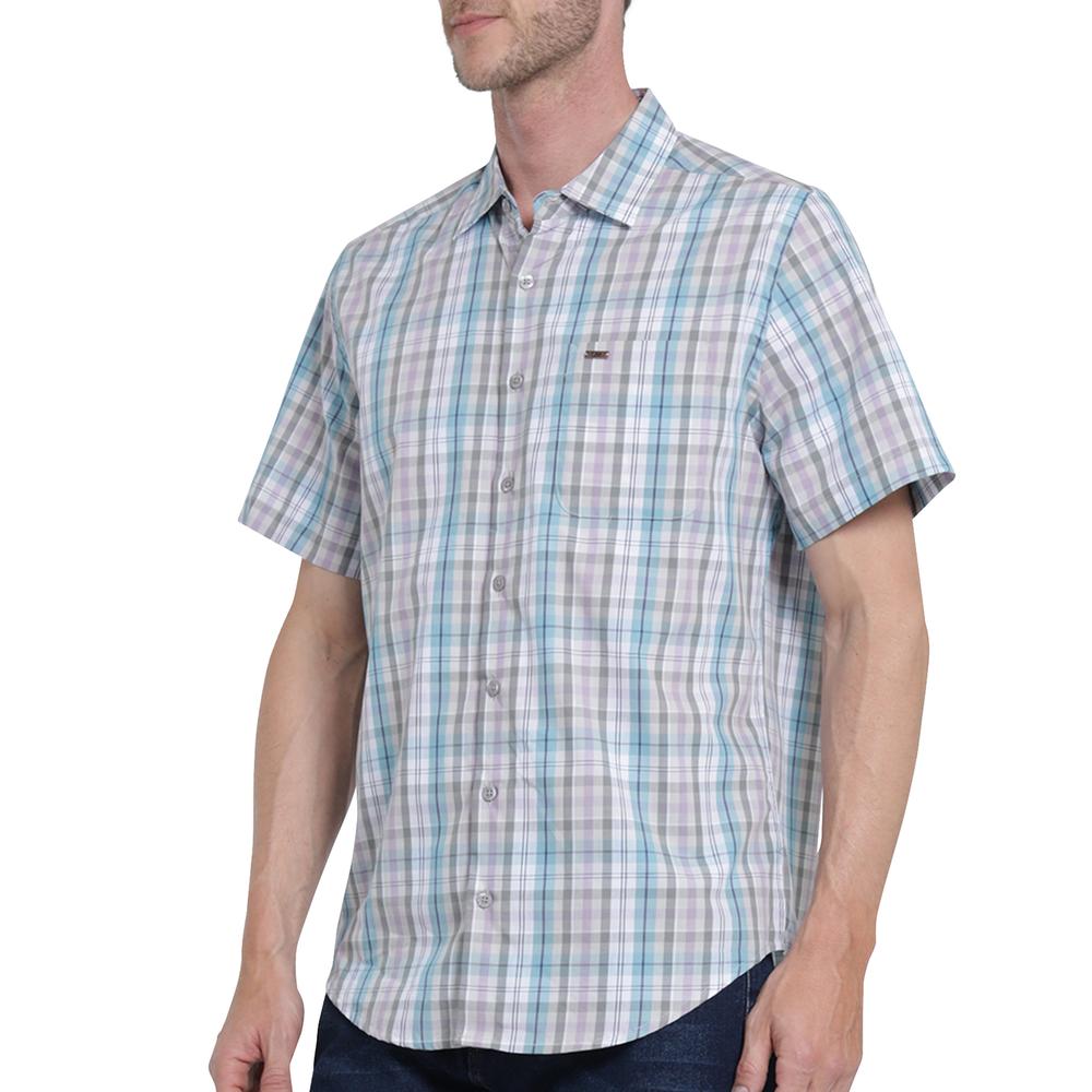 Foto 6 pulgar | Camisa Casual Lee Slim Fit 405 Gris para Hombre