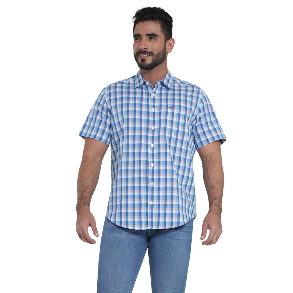 Foto 2 pulgar | Camisa Casual Lee Slim Fit 444 Azul para Hombre