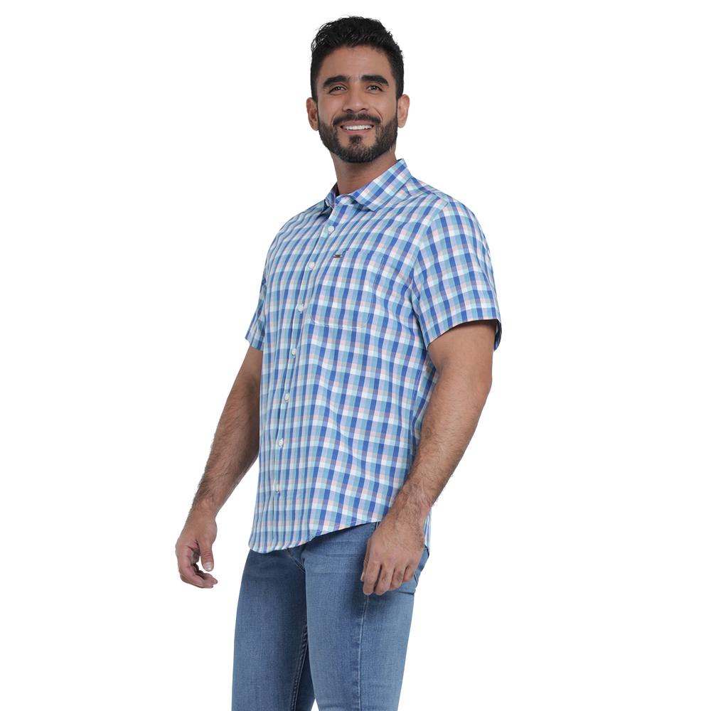 Foto 3 pulgar | Camisa Casual Lee Slim Fit 444 Azul para Hombre