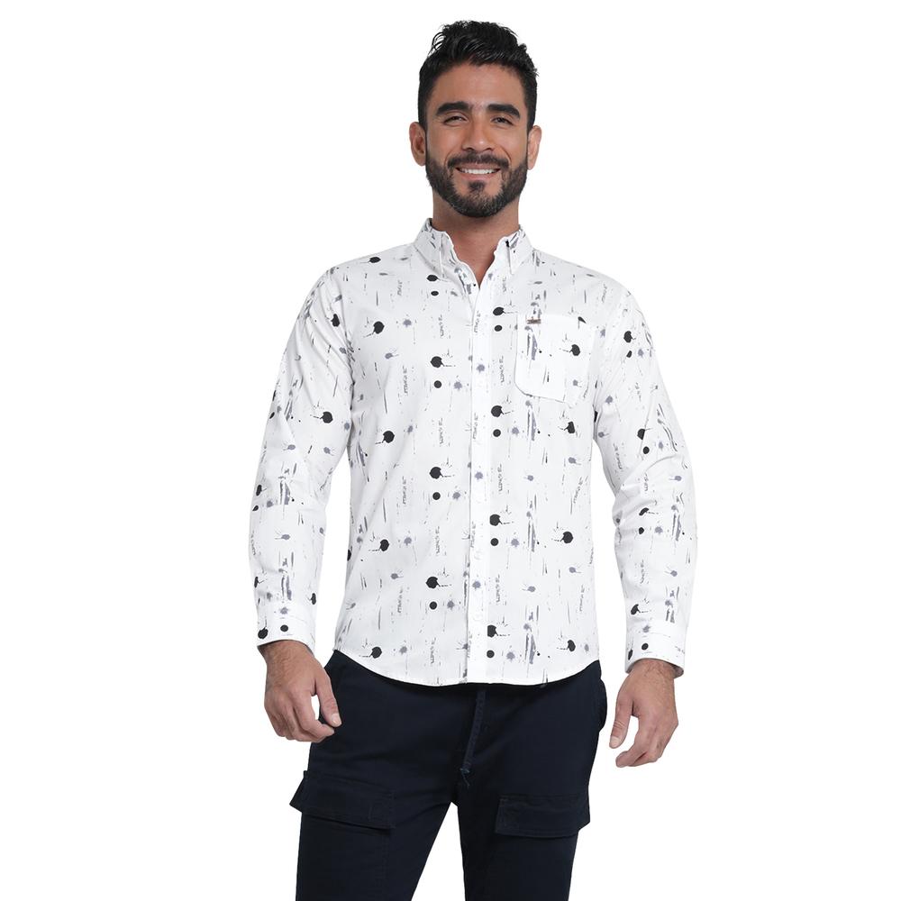 Foto 1 | Camisa Casual Lee Ultra Slim 410 Blanco para Hombre