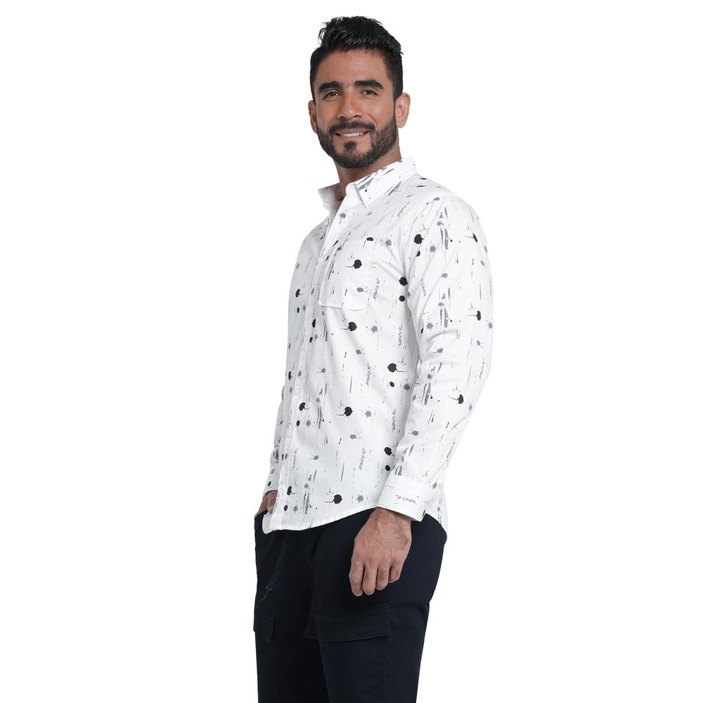 Foto 2 | Camisa Casual Lee Ultra Slim 410 Blanco para Hombre