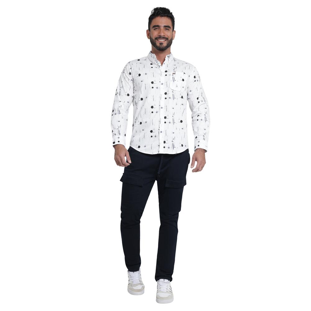 Foto 4 | Camisa Casual Lee Ultra Slim 410 Blanco para Hombre