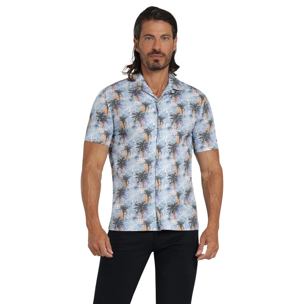 Foto 2 pulgar | Camisa Lee Azul Slim para Hombre