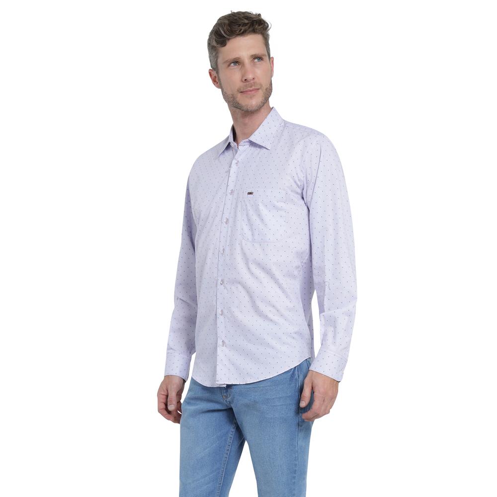 Foto 3 pulgar | Camisa Casual Lee Slim Fit 444 Azul para Hombre