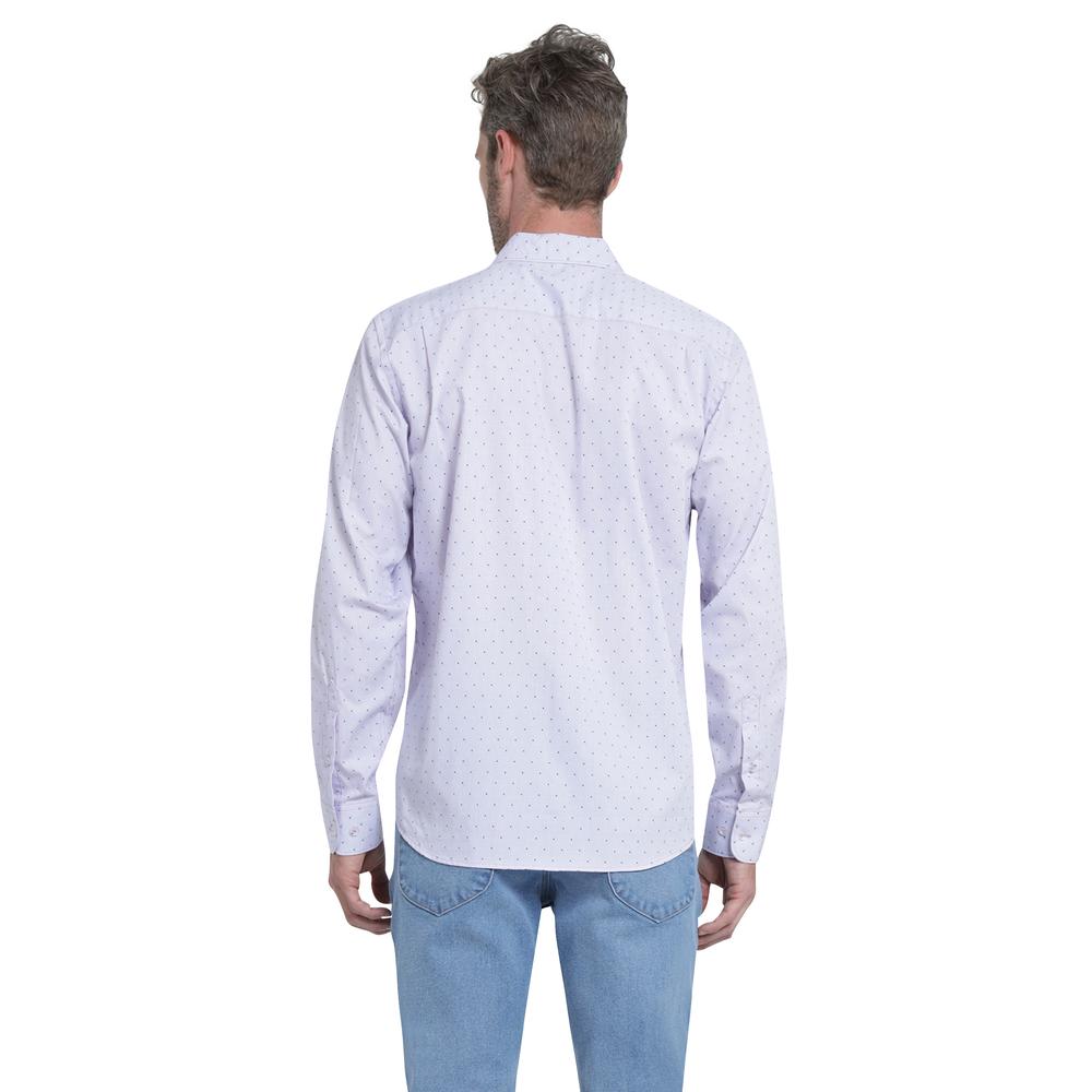 Foto 4 pulgar | Camisa Casual Lee Slim Fit 444 Azul para Hombre